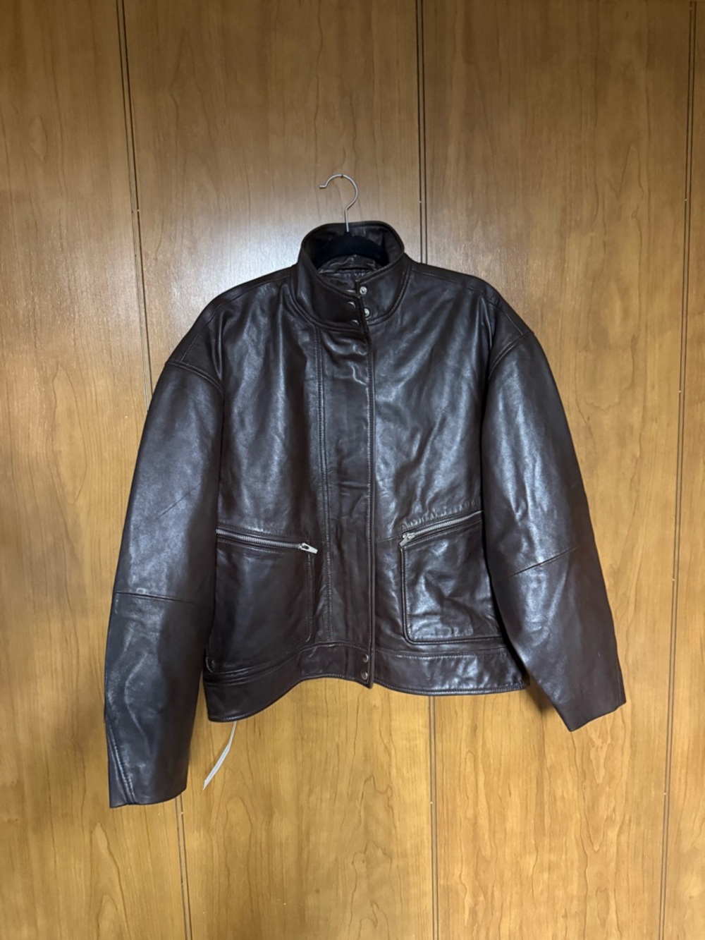 Reformation Veda Harrison Leather Oversized - Picture 2 of 3